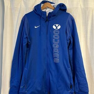 Nike Blue BYU Cougars Full-Zip Hoodie
